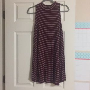 High neck tank dress